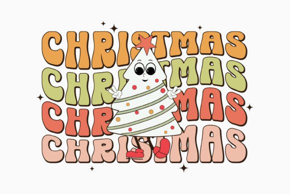 Christmas Retro Svg
