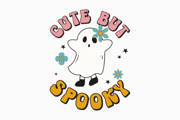 Cute but Spooky Halloween Retro