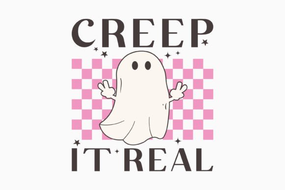 Halloween Creep It Real Retro Svg