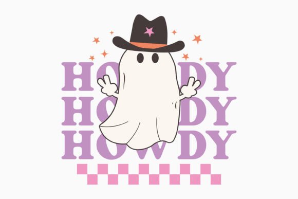 Halloween Howdy Retro Svg