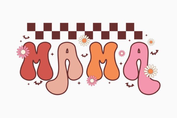Halloween Mama Retro Svg