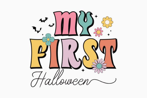 Halloween My First Halloween Retro Svg