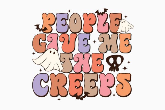 Halloween People Give Me the Retro Svg