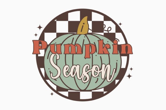 Halloween Pumpkin Season Retro Svg