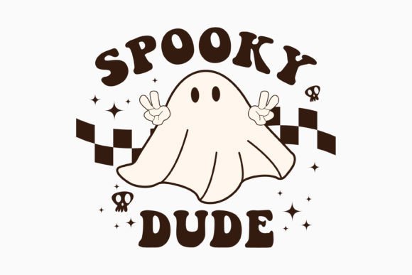 Halloween Spooky Dude Retro Svg