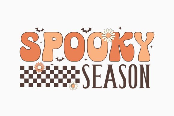 Halloween Spooky Season Retro Svg