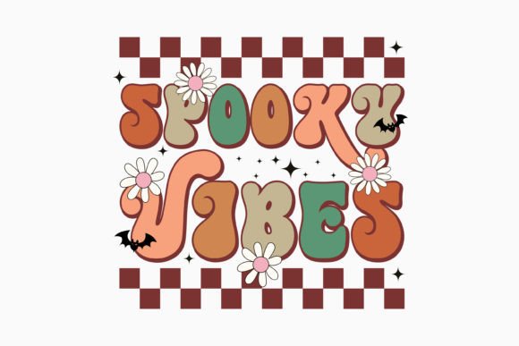 Halloween Spooky Vibes Retro Svg