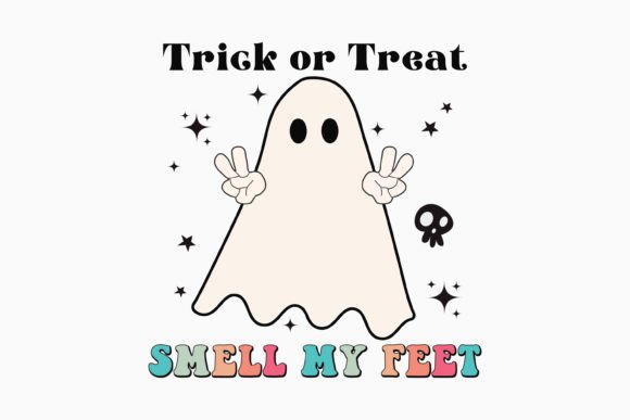 Halloween Trick or Teach Smell Retro Svg