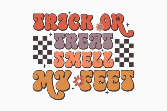 Halloween Trick or Treat Smell Retro Svg
