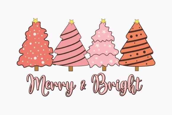 Merry and Bright Christmas Svg