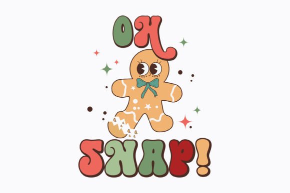Oh Snap Christmas Retro Svg