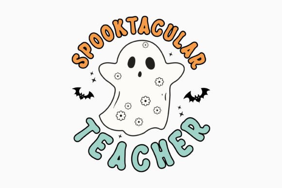 Spooktacular Teacher Halloween Retro